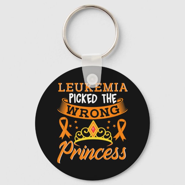 Llavero La Leucemia Recogió Los Malos Awarenes Sobre El Cá (Anverso)