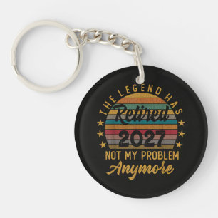Llavero La leyenda se ha retirado 2027 Ya no es mi problem