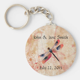 Llavero La libélula florece la cadena de claves favorita d