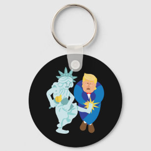 Llavero La libertad desata manifestación contra Donald en