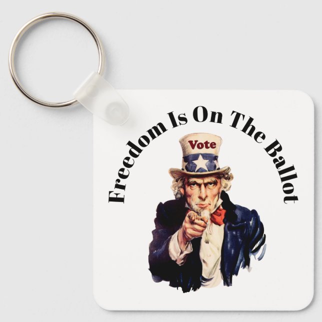 Llavero La Libertad Está En La Cédula Electoral 2026 (Anverso)