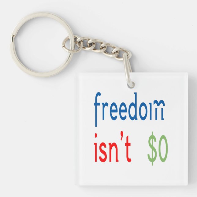 Llavero La libertad no es libre (Frente)