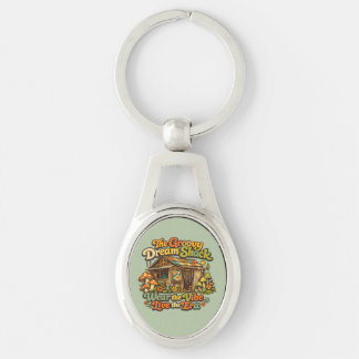 Llavero La Llave Groovy Dream Shack Twisted Oval