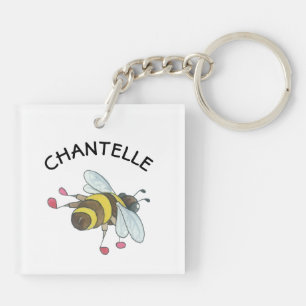 Llavero La llave personalizado de las rodillas de la abeja
