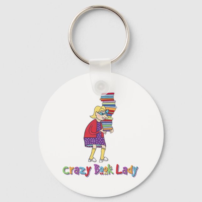 Llavero La loca dama del libro (Anverso)