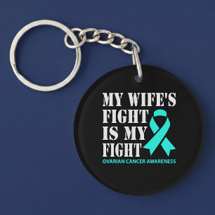 Llavero La lucha de mi esposa es mi lucha - Cáncer de ovar