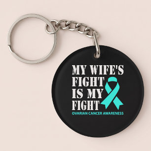 Llavero La lucha de mi esposa es mi lucha - Cáncer de ovar