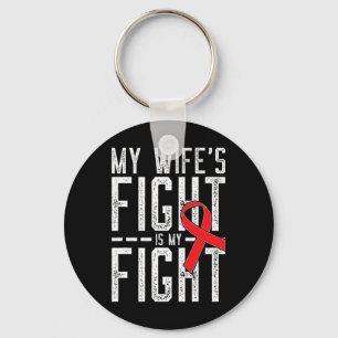 Llavero La lucha de mi esposa es mi lucha contra el cáncer