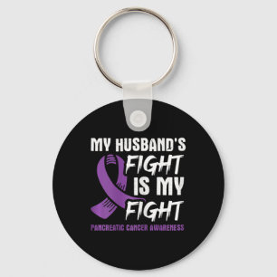 Llavero La lucha de mi esposo es mi lucha contra el cáncer