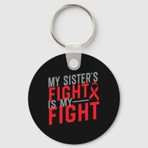 Llavero La lucha de mi hermana es mi lucha contra el cánce