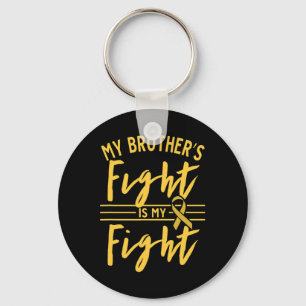Llavero La lucha de mi hermano es mi lucha Cáncer infantil