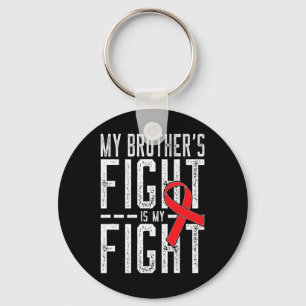 Llavero La lucha de mi hermano es mi lucha contra el cánce