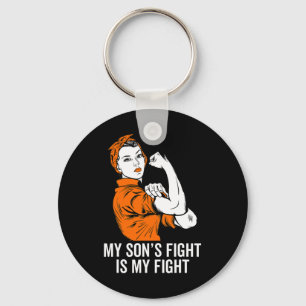 Llavero La lucha de mi hijo es mi lucha contra la leucemia