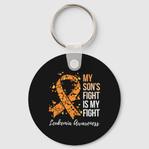 Llavero La lucha de mi hijo es mi lucha contra la leucemia