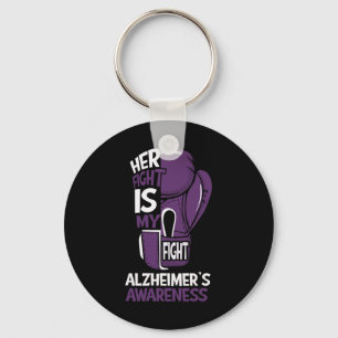 Llavero La lucha es el boxi de la conciencia de Alzheimerh
