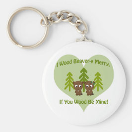 Llavero La madera es preciosa si eres mía