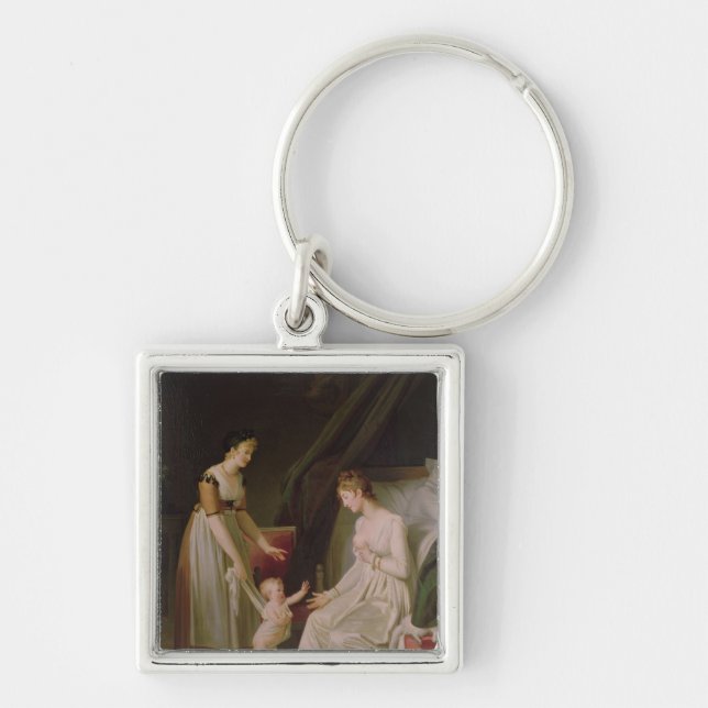 Llavero La madre de amamantamiento (Frente)