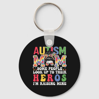 Llavero La madre del autismo criando - El héroe Groovy des