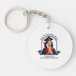 Llavero La Mamá de Perro Orgulloso es una graduación senio