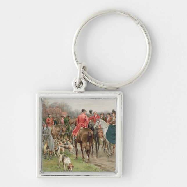 Llavero La mañana de un invierno, de las peras Annual, (Frente)