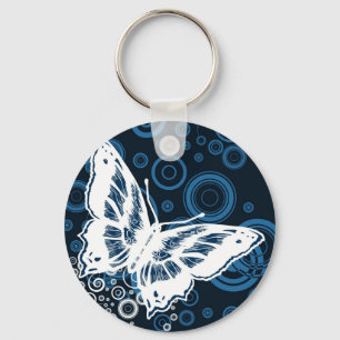 Llavero La mariposa blanca