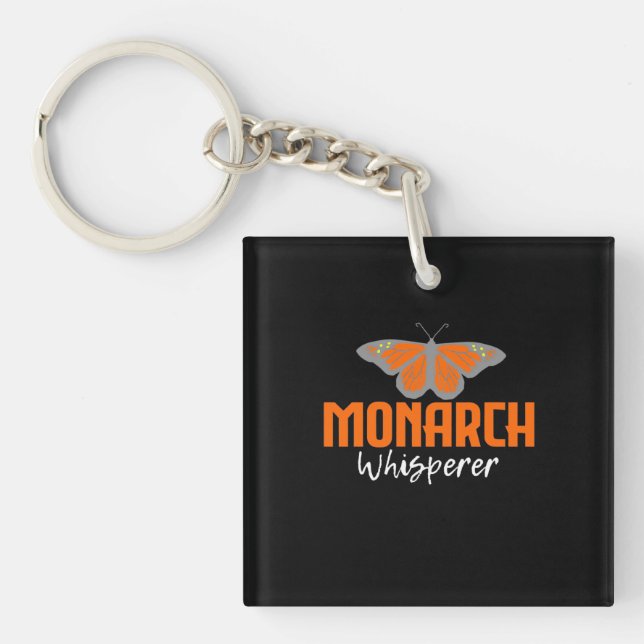 Llavero La mariposa monarca Whisperer (Frente)