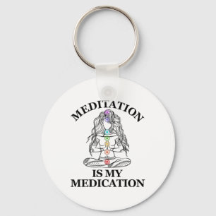 Llavero La meditación es mi medicación Kundalini Yoga Chak