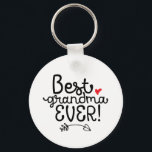 Llavero La mejor abuela de todos los tiempos<br><div class="desc">La mejor abuela de todos. Diseño gracioso y humorístico para la mejor abuela del mundo. Esta mercancía fresca y divertida es genial para la mujer especial llamada gram, abuelita, nonna o nana. Perfecto para el día de la abuela. Regalo de Navidades y regalo de cumpleaños para la abuela más genial...</div>