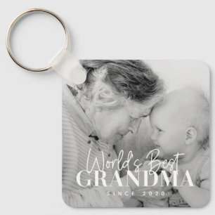 Llavero La mejor abuela del mundo desde la fotografía de M