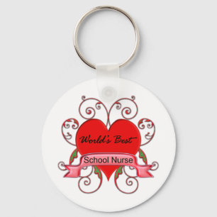 Llavero La mejor enfermera de la escuela del mundo