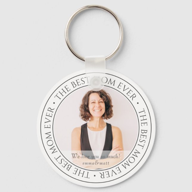 Llavero La mejor foto clásica de mamá de todos los tiempos (Anverso)