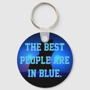 Llavero La mejor gente está en azul