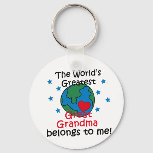 Llavero La mejor gran abuela me pertenece