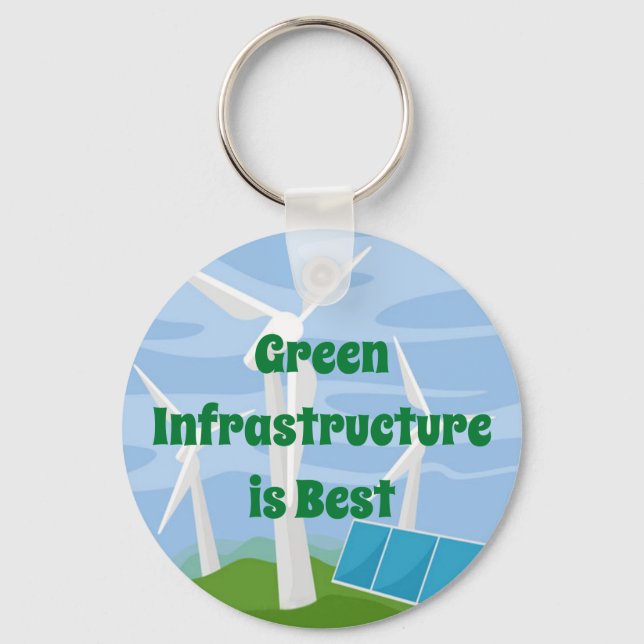 Llavero La mejor infraestructura verde (Anverso)
