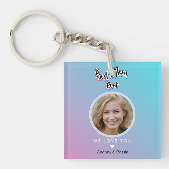 Llavero La mejor madre de todos los tiempos (Frente)