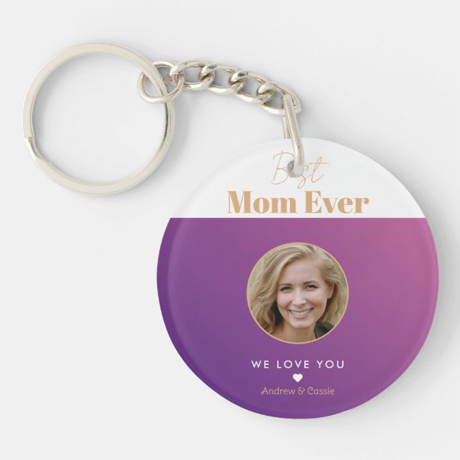 Llavero La mejor madre de todos los tiempos (Frente)