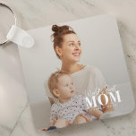 Llavero La mejor madre del mundo desde la moderna foto de<br><div class="desc">Este diseño sencillo y moderno se compone de una tipografía sans serif y juguetona cursiva y agrega una foto personalizado.</div>