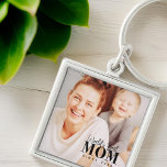 Llavero La mejor madre del mundo desde la moderna foto de<br><div class="desc">Este diseño sencillo y moderno se compone de una tipografía sans serif y juguetona cursiva y agrega una foto personalizado.</div>