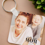 Llavero La mejor madre del mundo desde la moderna foto de<br><div class="desc">Este diseño sencillo y moderno se compone de una tipografía sans serif y juguetona cursiva y agrega una foto personalizado.</div>