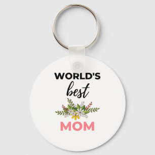 Llavero La mejor mamá del mundo negra