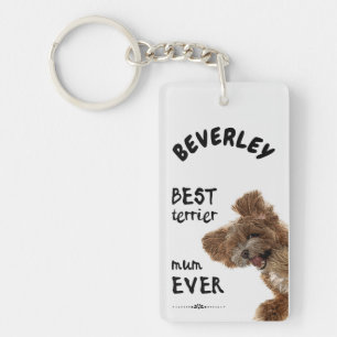 Llavero La mejor mamá terrorífica de todos los tiempos 