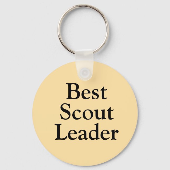 Llavero La mejor mercadería del líder del Scout del mundo (Anverso)