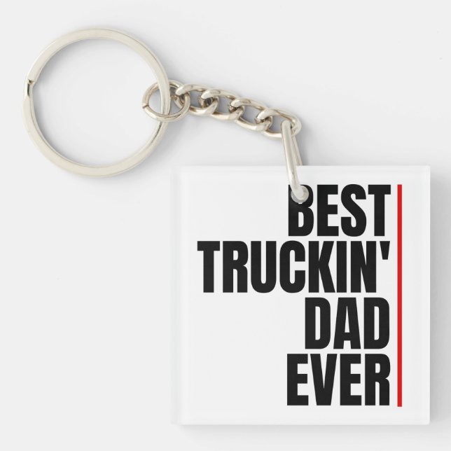 LLAVERO LA MEJOR PAPÁ DE TRUCKIN' DE LA HISTORIA (Frente)