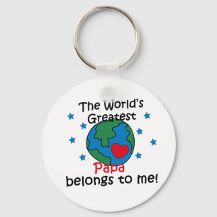 Llavero La mejor papá pertenece a mí