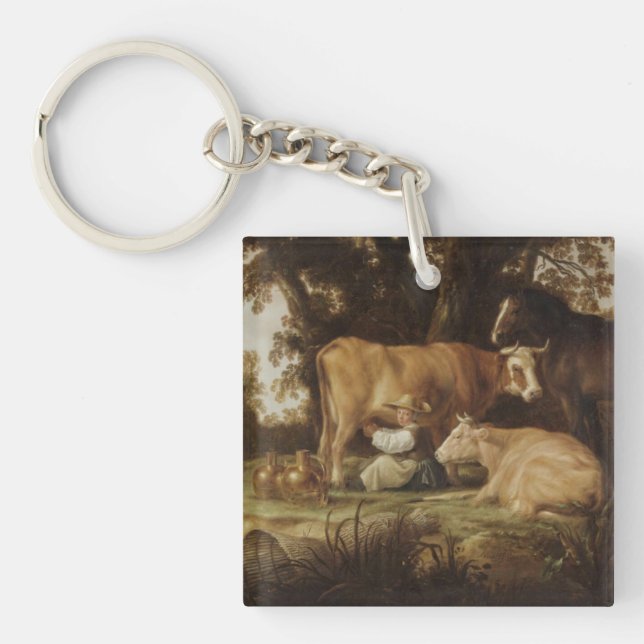 Llavero La Milkmaid Aelbert Cuyp (Frente)
