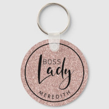 La moda Boss Lady Rubor Purpurina Rosa Personaliza