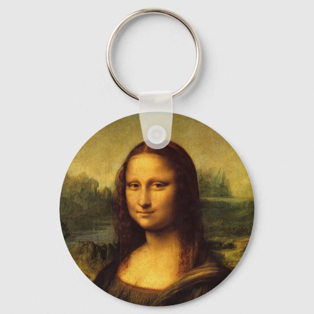 Llavero La Mona Lisa de Leonardo Da Vinci (Anverso)