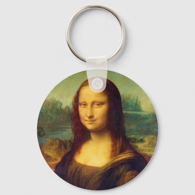 Llavero La Mona Lisa de Leonardo Da Vinci (Anverso)