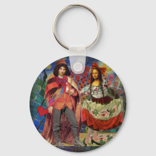 Llavero La Mona Lisa enamorada
