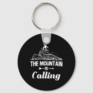 Llavero La montaña llama regalo de snowboard